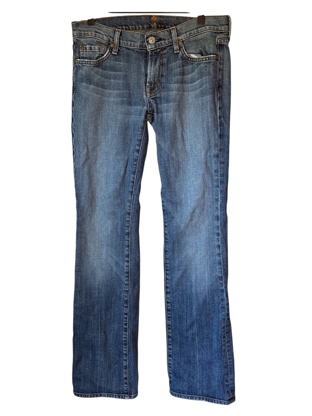 7 For All Mankind Bootcut Jeans Medium Wash Women's Size 28 closet staple